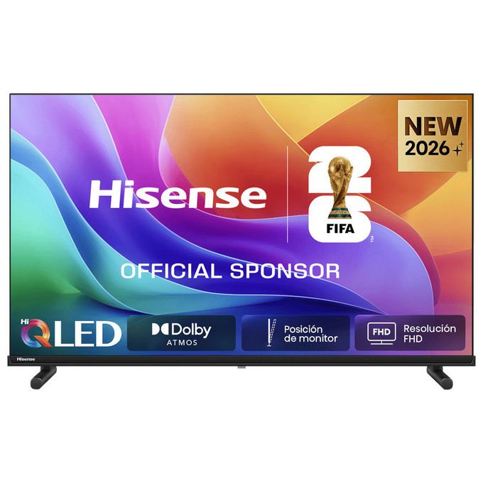 Hisense 32A5S Smart TV QLED Full HD 32'' HDR10 Dolby Atmos colore Nero