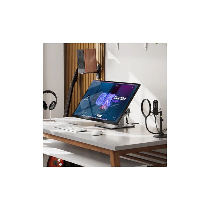 ALOGIC 32C6KPDTF Monitor Touchscreen 32'' 6K Ultra HD IPS 60Hz HDR 10 punti touch colore Argento Nero