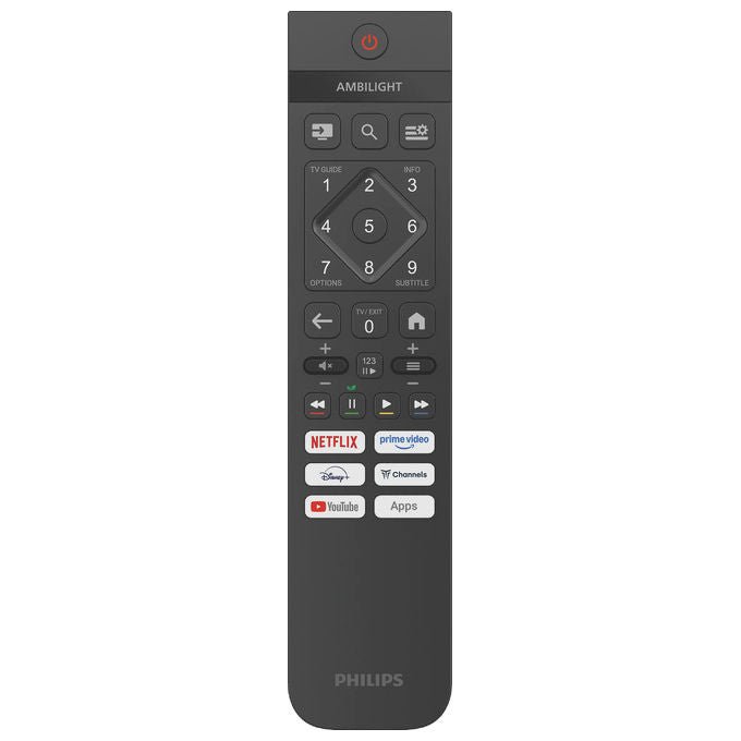 Philips 32PHS6050-12 Smart TV 32'' HD+ LCD Titan OS Wi-Fi HDR10 HLG 3 HDMI 2 USB colore Nero