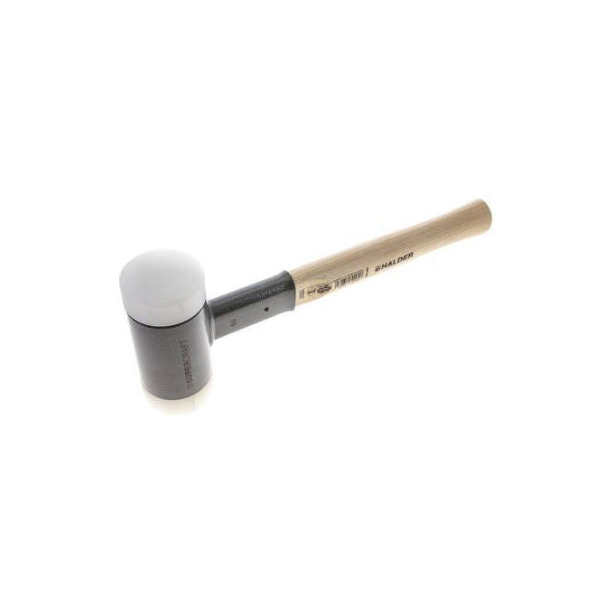 Halder 3366.060 Martello senza rinculo Testa in nylon bianco Diametro 60 mm Lunghezza totale 370 mm colore Bianco