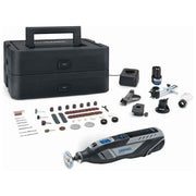 Dremel F0138250JF 8250 Platinum+ Multiutensile Compatto a Batteria Brushless 12,0 V 2,0 Ah 65 Utensili inclusi colore Nero