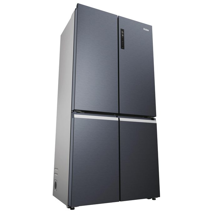 Haier 34005052 Serie 5 Frigorifero 4 porte 528 L 190 cm Classe E 38 dB No Frost Humidity Zone (190x90.8x64.8 cm) colore Nero