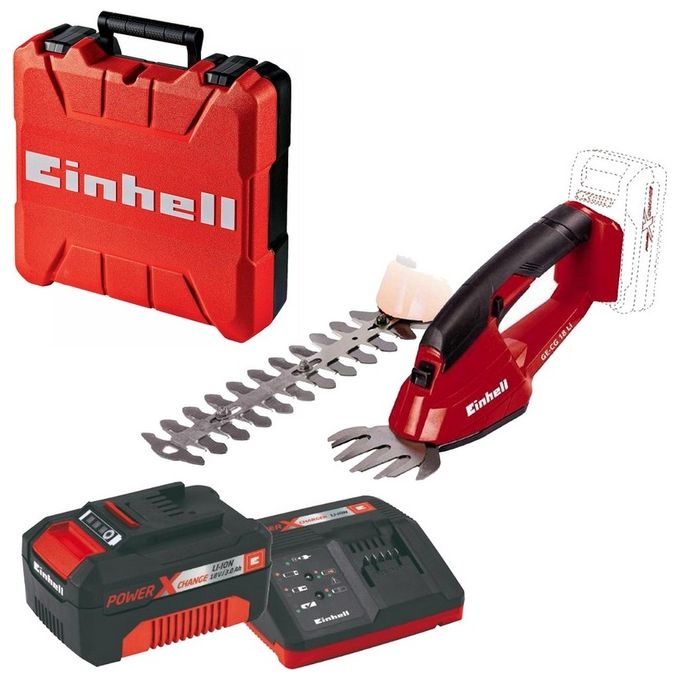 Einhell Kit Forbici E Sfoltirami A Batteria Ge-Cg 18 Li