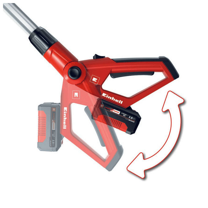 Einhell Tagliasiepi Telescopico a Batteria GE-HH 18-45 Li T per Potatura e Manutenzione Del Giardino