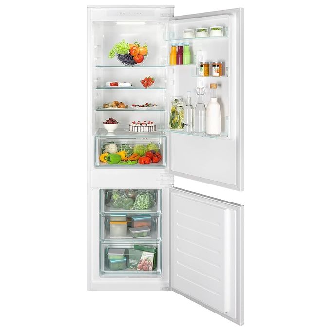 Candy Fresco CBL3518EVW Frigorifero da incasso Combinato Capacita' 263 Litri Classe Energetica E Statico Candy In-Tech Air Plus + 177,2 cm Bianco