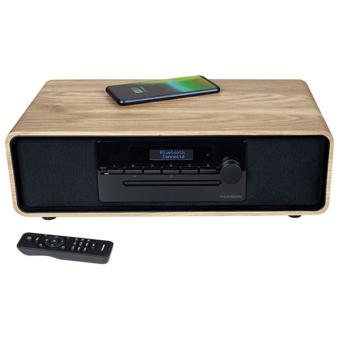 Thomson, Sistema Micro Hi-Fi CD MP3 USB DAB+ Legno Nero