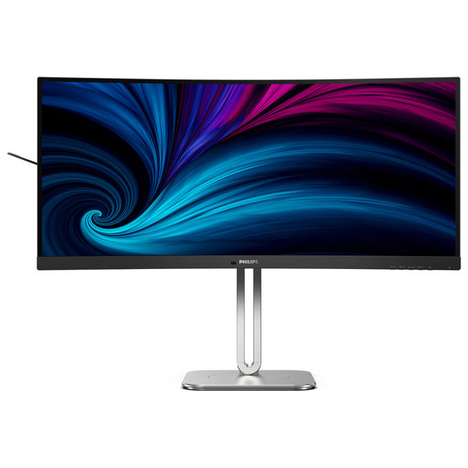 Philips 34B2U5900C Monitor 34 pollici Curvo 5120x2160@120Hz 2560x1080@240Hz Dual Mode Pannello VA 4ms HDR400 Altoparlanti Integrati Grigio Scuro