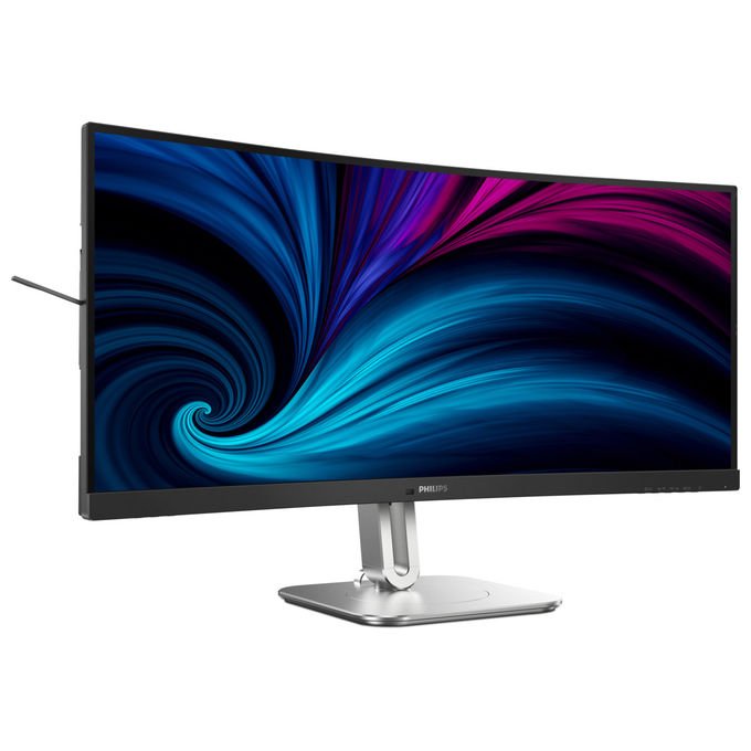 Philips 34B2U5900C Monitor 34 pollici Curvo 5120x2160@120Hz 2560x1080@240Hz Dual Mode Pannello VA 4ms HDR400 Altoparlanti Integrati Grigio Scuro