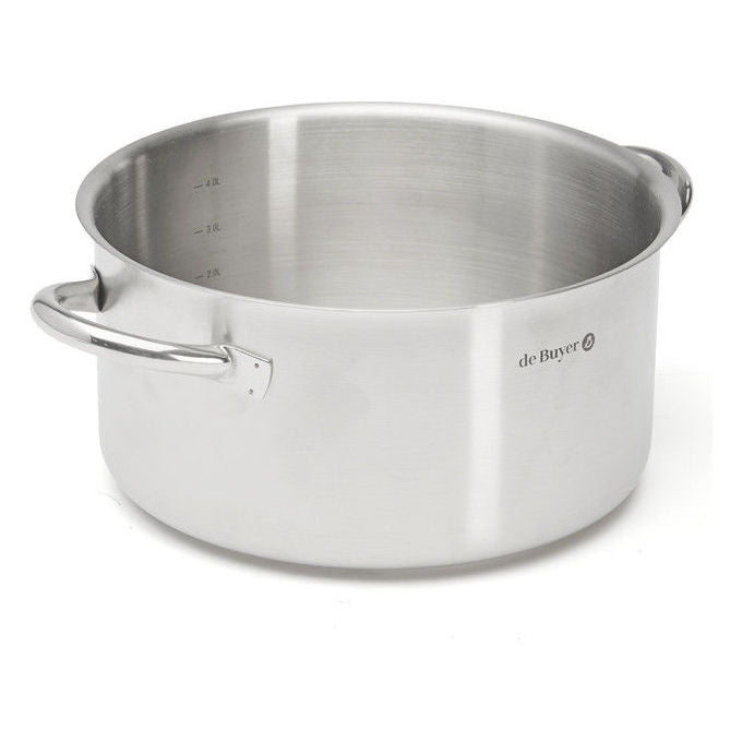 De Buyer 3505.24 Prim Appety Tegame 4 L Acciaio inox Induzione e Forno Resistente Lavabile in Lavastoviglie colore Acciaio inox