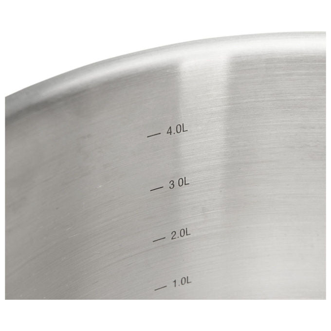 De Buyer 3505.24 Prim Appety Tegame 4 L Acciaio inox Induzione e Forno Resistente Lavabile in Lavastoviglie colore Acciaio inox