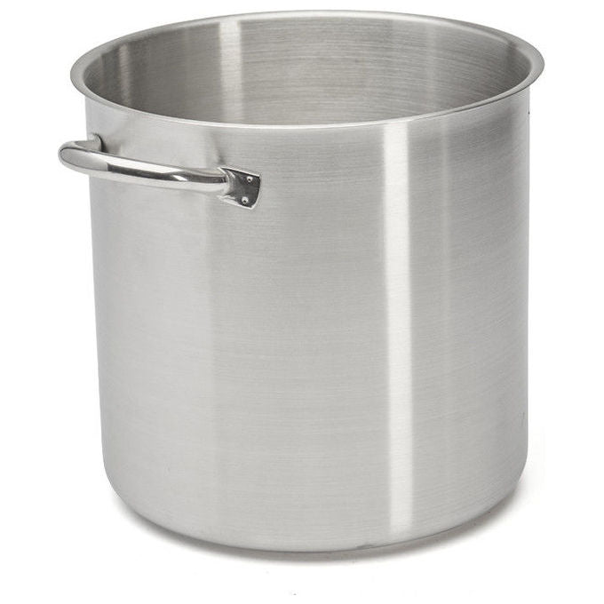 De Buyer 3507.24 Prim'Appety Pentolone 10 L Acciaio inox Diametro 24 cm Adatto per Induzione colore Acciaio inox