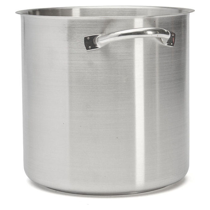 De Buyer 3507.24 Prim'Appety Pentolone 10 L Acciaio inox Diametro 24 cm Adatto per Induzione colore Acciaio inox