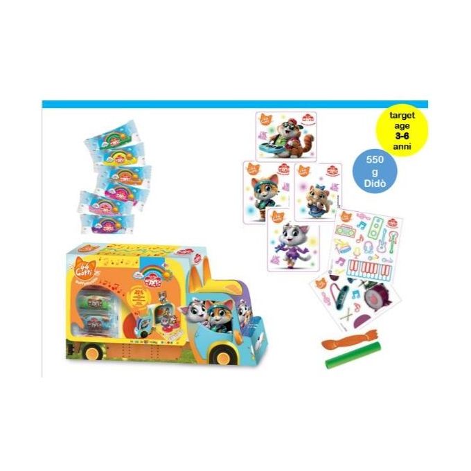 Dido Giocattoli e Prima Infanzia Buffymobile in Pasta Modellabile per Giochi Creativi e Sviluppo del Pensiero Fantasioso