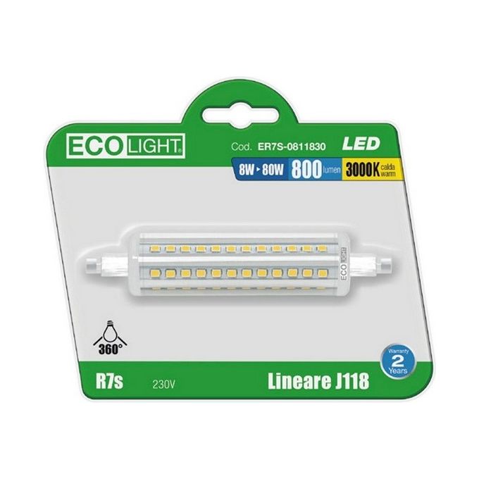 Century Blister 1 Pz. Lampadina Led Lineare R7S Classe A+ - Non Dimm