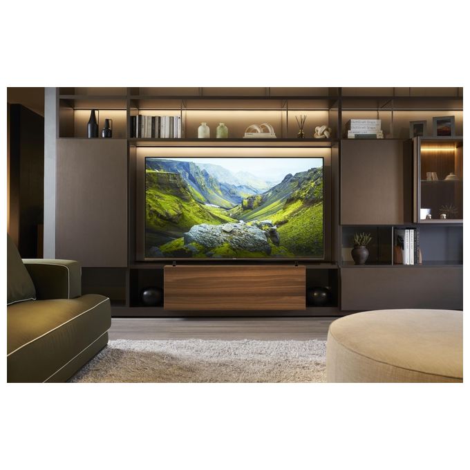 Haier 36200143 M92 Series TV QLED Mini LED Ultra 85'' 4K AI Google TV Dolby Vision IQ KEF Sound 144Hz colore Nero