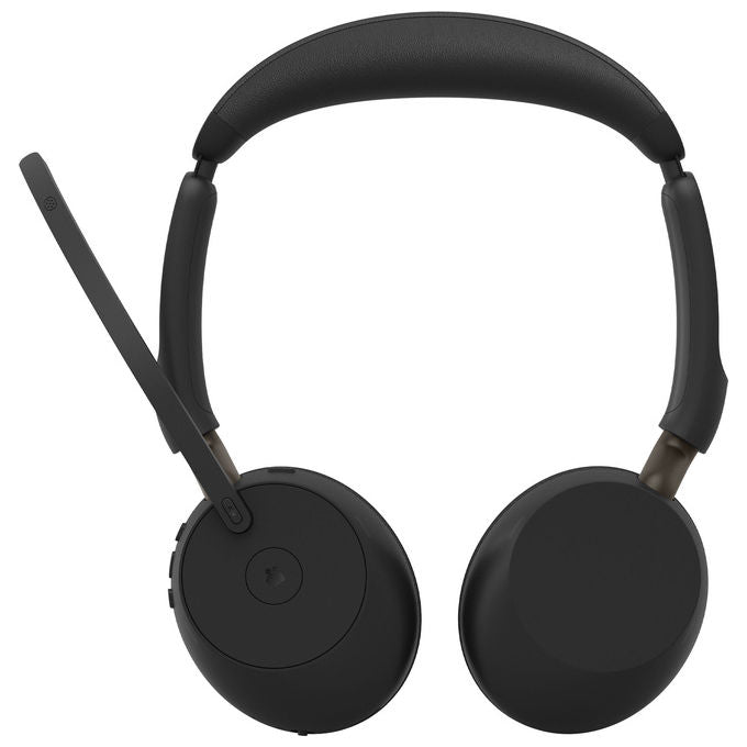 Jabra 36599-999-999 Evolve3 65 Cuffie con Microfono Wireless Bluetooth USB-A MS Teams 30 m Portata Fino a 31 Ore di Conversazione colore Nero