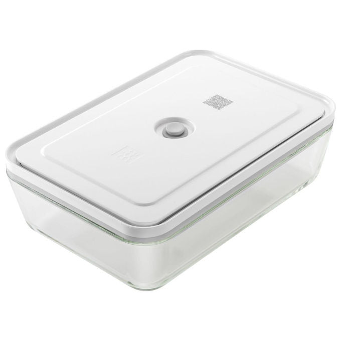 Zwilling 36803-000-0 FRESH and SAVE Scatola Rettangolare 2,85 L in Vetro Sottovuoto con Coperchio in Plastica colore Grigio Trasparente
