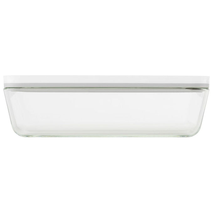 Zwilling 36803-000-0 FRESH and SAVE Scatola Rettangolare 2,85 L in Vetro Sottovuoto con Coperchio in Plastica colore Grigio Trasparente