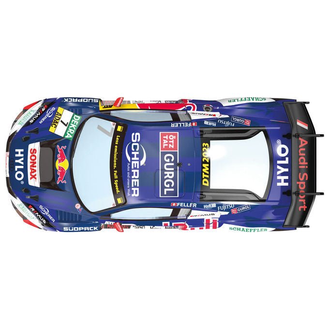 Carrera 370160149 Modellino Radiocomandato Auto Sportiva Scala 1:16 Motore Elettrico 4WD Velocita' 18 km-h Effetti Luce e Fumo Transmitter 2.4 GHz colore Blu Multi