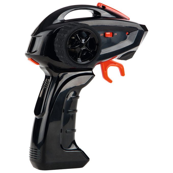 Carrera 370160149 Modellino Radiocomandato Auto Sportiva Scala 1:16 Motore Elettrico 4WD Velocita' 18 km-h Effetti Luce e Fumo Transmitter 2.4 GHz colore Blu Multi
