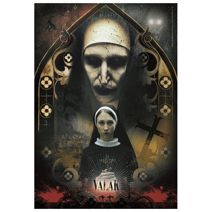 Clementoni The Nun II Puzzle 1000 Pezzi con Poster Made in Italy