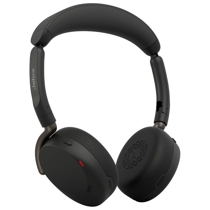 Jabra 36599-899-899 Evolve3 65 Cuffie con microfono wireless Bluetooth USB-C per Microsoft Teams ANC adattiva fino a 31 ore di autonomia colore Nero