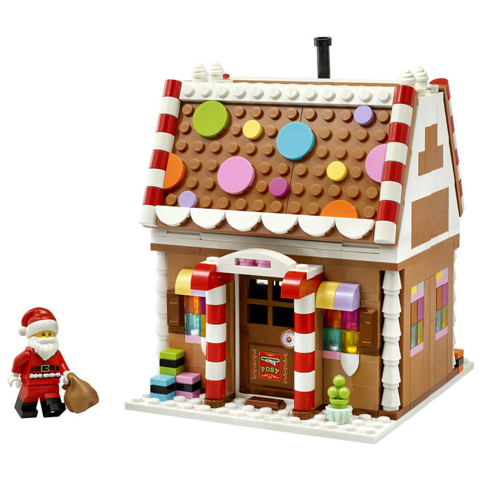 Lego 40809 Casa di Pan di Zenzero Festiva Set da Costruzione con Minifigure di Babbo Natale 498 pezzi colore Multicolore