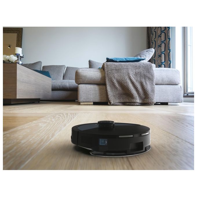 Hoover HG450HP 011 Robot aspirapolvere Navigazione laser Capacita' 0,26 L autonomia 120 min Funzione mopping Wi-Fi colore Metallic Harbor Blue