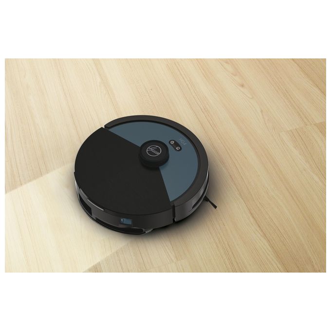 Hoover HG450HP 011 Robot aspirapolvere Navigazione laser Capacita' 0,26 L autonomia 120 min Funzione mopping Wi-Fi colore Metallic Harbor Blue