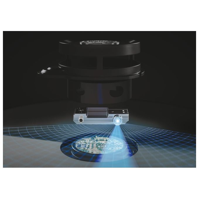 Hoover HG450HP 011 Robot aspirapolvere Navigazione laser Capacita' 0,26 L autonomia 120 min Funzione mopping Wi-Fi colore Metallic Harbor Blue