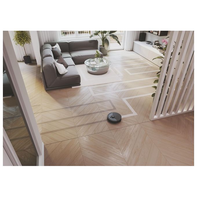 Hoover HG450HP 011 Robot aspirapolvere Navigazione laser Capacita' 0,26 L autonomia 120 min Funzione mopping Wi-Fi colore Metallic Harbor Blue