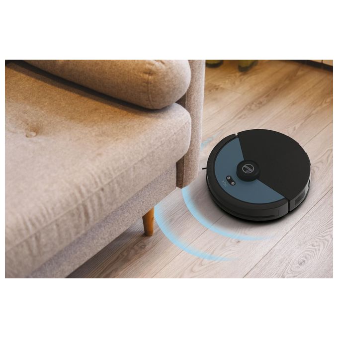 Hoover HG450HP 011 Robot aspirapolvere Navigazione laser Capacita' 0,26 L autonomia 120 min Funzione mopping Wi-Fi colore Metallic Harbor Blue