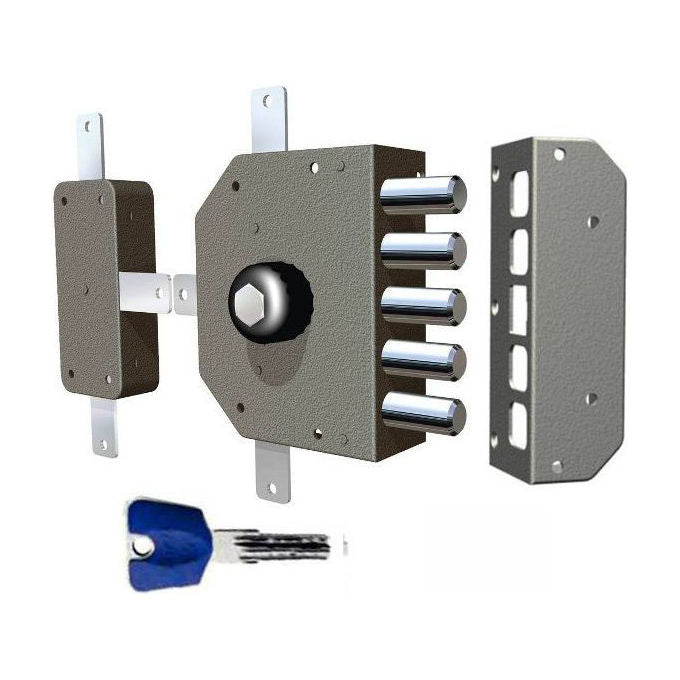 Cr Serrature Serratura Sicurezza Quintuplice Dx Pompa 3300p