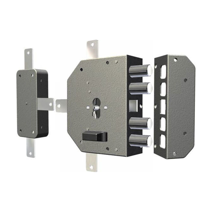 Cr Serrature Serratura Sicurezza Quintuplice Sx Cilindro 2350pen