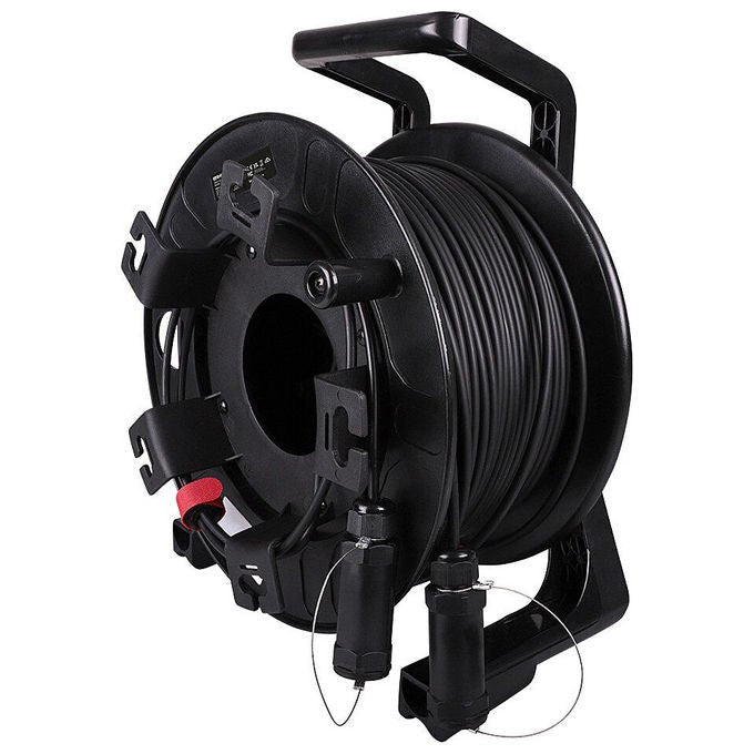 Lindy 38533 Cavo HDMI 8K60 Ibrido Fibra Ottica Schermato 100 m 48Gbps Risoluzioni fino a 8K@60Hz HDR10+ Dolby Vision colore Nero