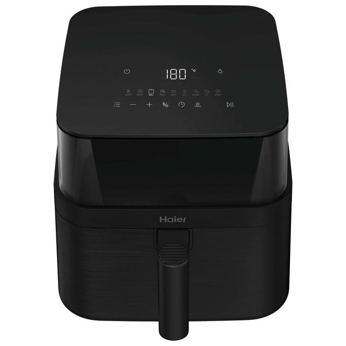 Haier 38600019 Friggitrice ad aria 7 L 1600 W 8 programmi Display Touch colore Nero