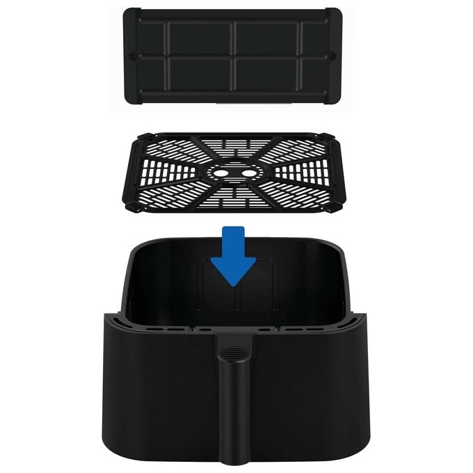 Haier 38600019 Friggitrice ad aria 7 L 1600 W 8 programmi Display Touch colore Nero