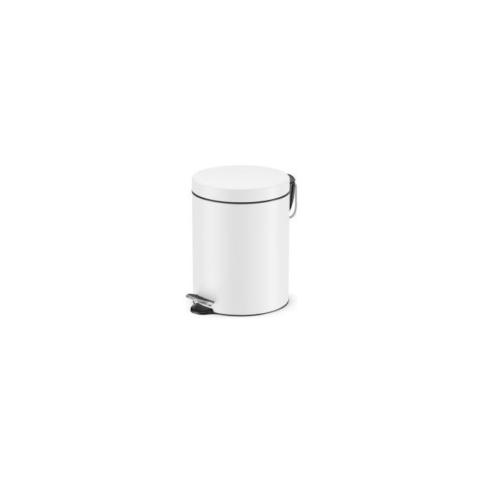 Hailo 5030301 Selekta L Cestino a Pedale 30L Acciaio Soft Close Colore Bianco