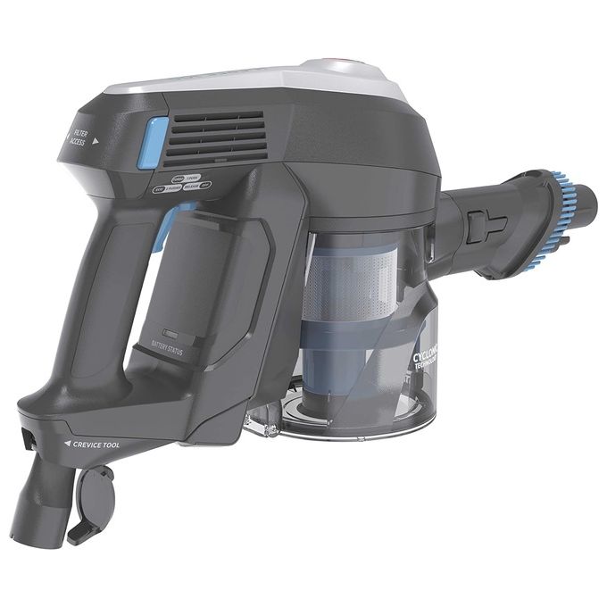 Hoover HF122CAR 011 Scopa Elettrica Ricaricabile Secco Tessuto Senza Sacchetto 0.9 Litri 170W Grigio-Titanio