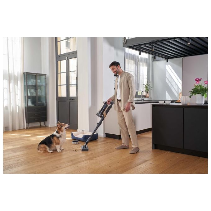 Haier HCVM5550PX 0LL I-Pro Clean M5 Aspirapolvere a batteria Senza sacchetto 0.85 L 650 W 100 min colore Nero Bronzo