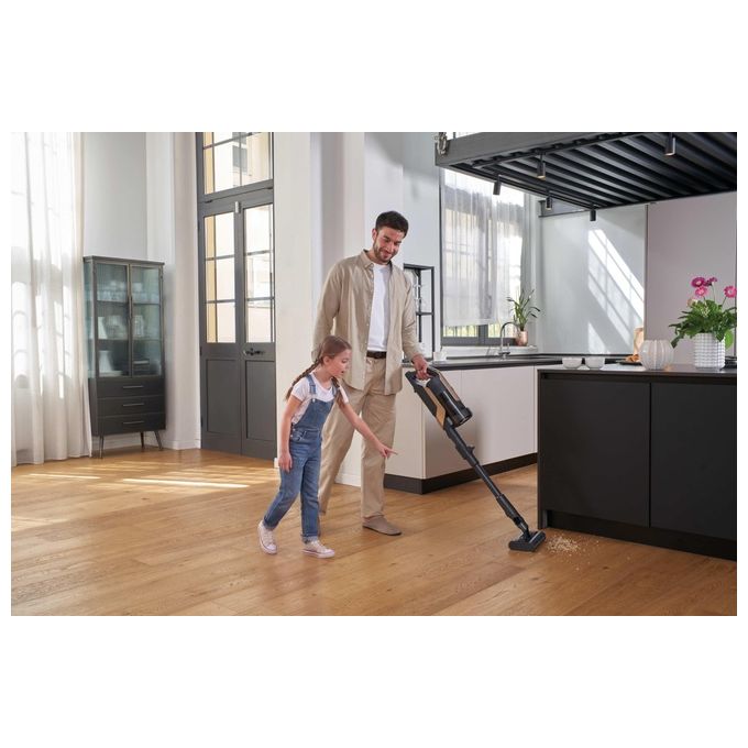 Haier HCVM5550PX 0LL I-Pro Clean M5 Aspirapolvere a batteria Senza sacchetto 0.85 L 650 W 100 min colore Nero Bronzo