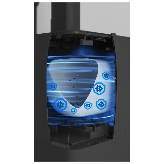 Haier HCVM5550PX 0LL I-Pro Clean M5 Aspirapolvere a batteria Senza sacchetto 0.85 L 650 W 100 min colore Nero Bronzo