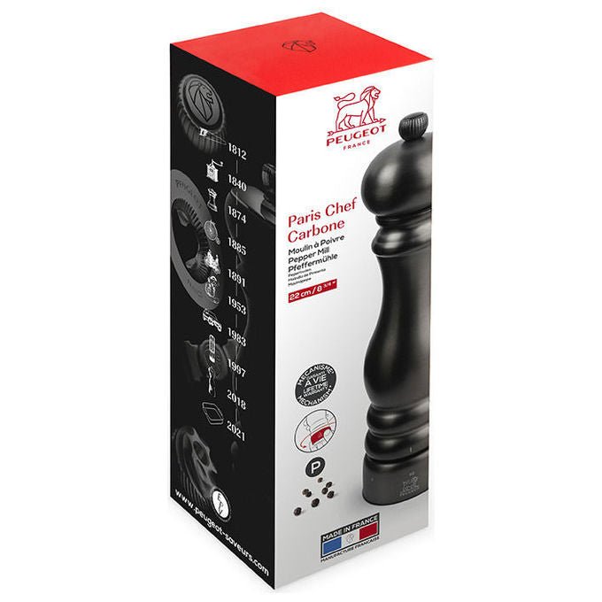 Peugeot 39844 Paris Chef Macinapepe Acciaio Inox Altezza 220 cm colore Carbonio