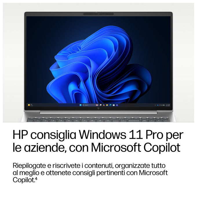 HP DQ6M7AT ProBook 4 G2i Computer portatile Intel Core 7 350 32 GB LPDDR5x 512 GB SSD Wi-Fi 7 Windows 11 Pro colore Argento