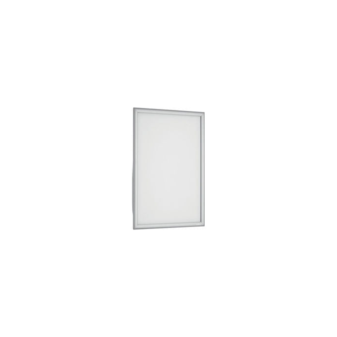 Durable 5046231 Cornice a scatto Outdoor in alluminio anodizzato resistente agli agenti atmosferici colore Argento