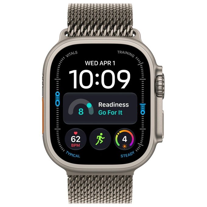 Apple MJA94QL-A Apple Watch Ultra 4 GPS + Cellular 49 mm Titanio naturale colore Titanio