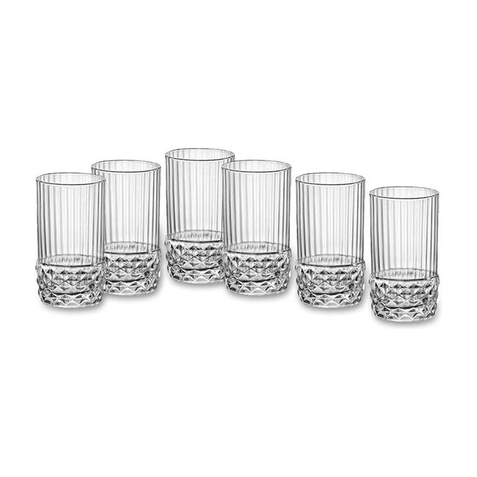 Bormioli Rocco Confezione 6 Bicchieri America' 20s Cooler 49cl