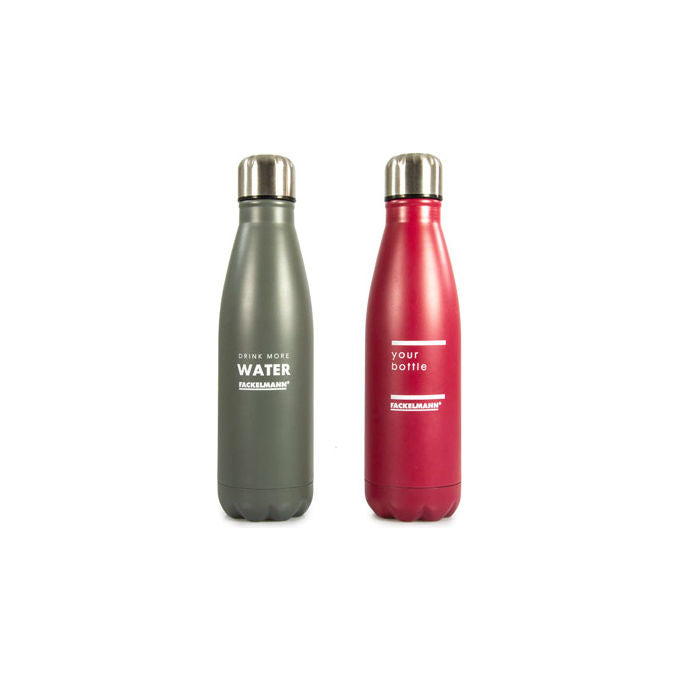 Fackelmann 45999 Bottiglia Termica Inox 500ml 2 Colori Assortiti