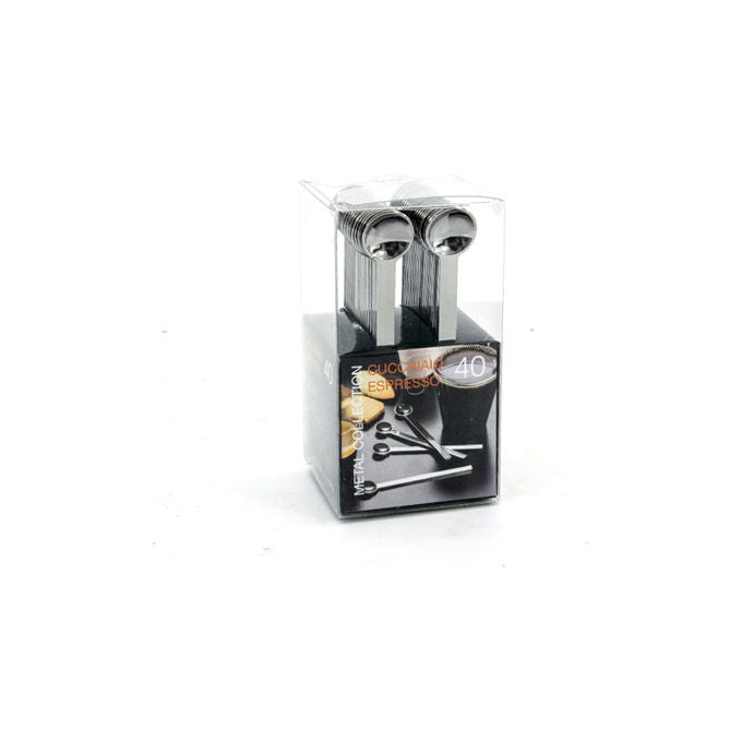 3C Casa 6911C-03 Cf40 Cucchiaini Espresso 100mm Metal