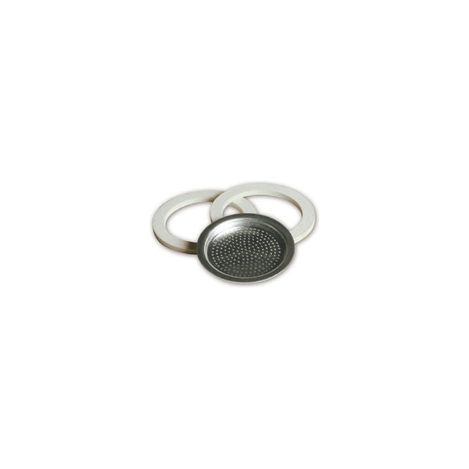 Vivi Filtro Moka con 2 Guarnizioni 1 Tazza